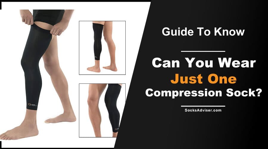 Can You Wear Just One Compression Sock?