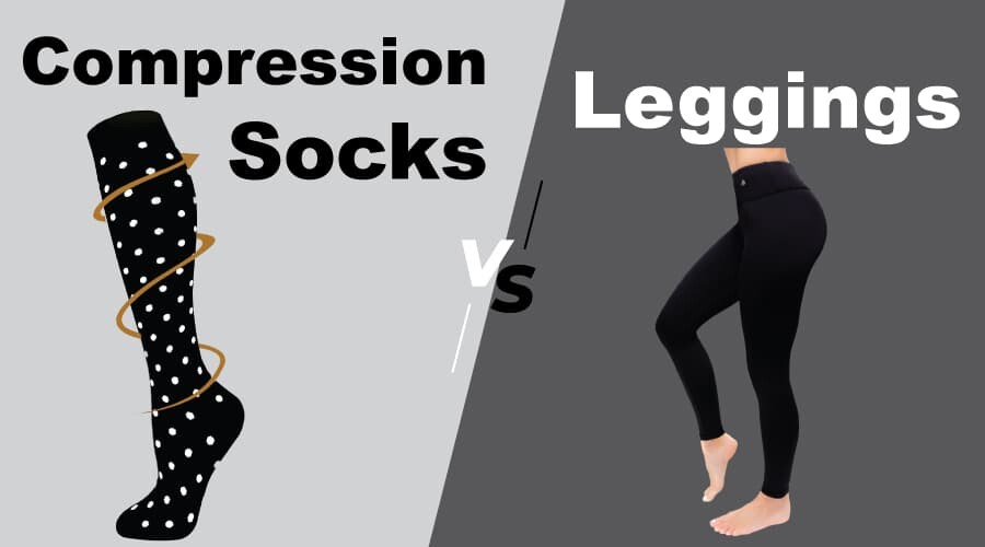 Compression Socks Vs. Leggings